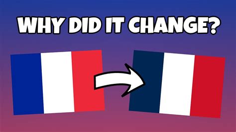 france changed flag